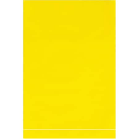 Officespace 4 x 6 in. 2 Mil Yellow Flat Poly Bags, 1000PK OF2822253